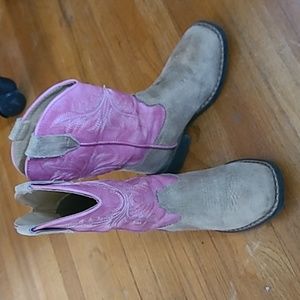 Kid's Roper Cowboy Boots. Size 10